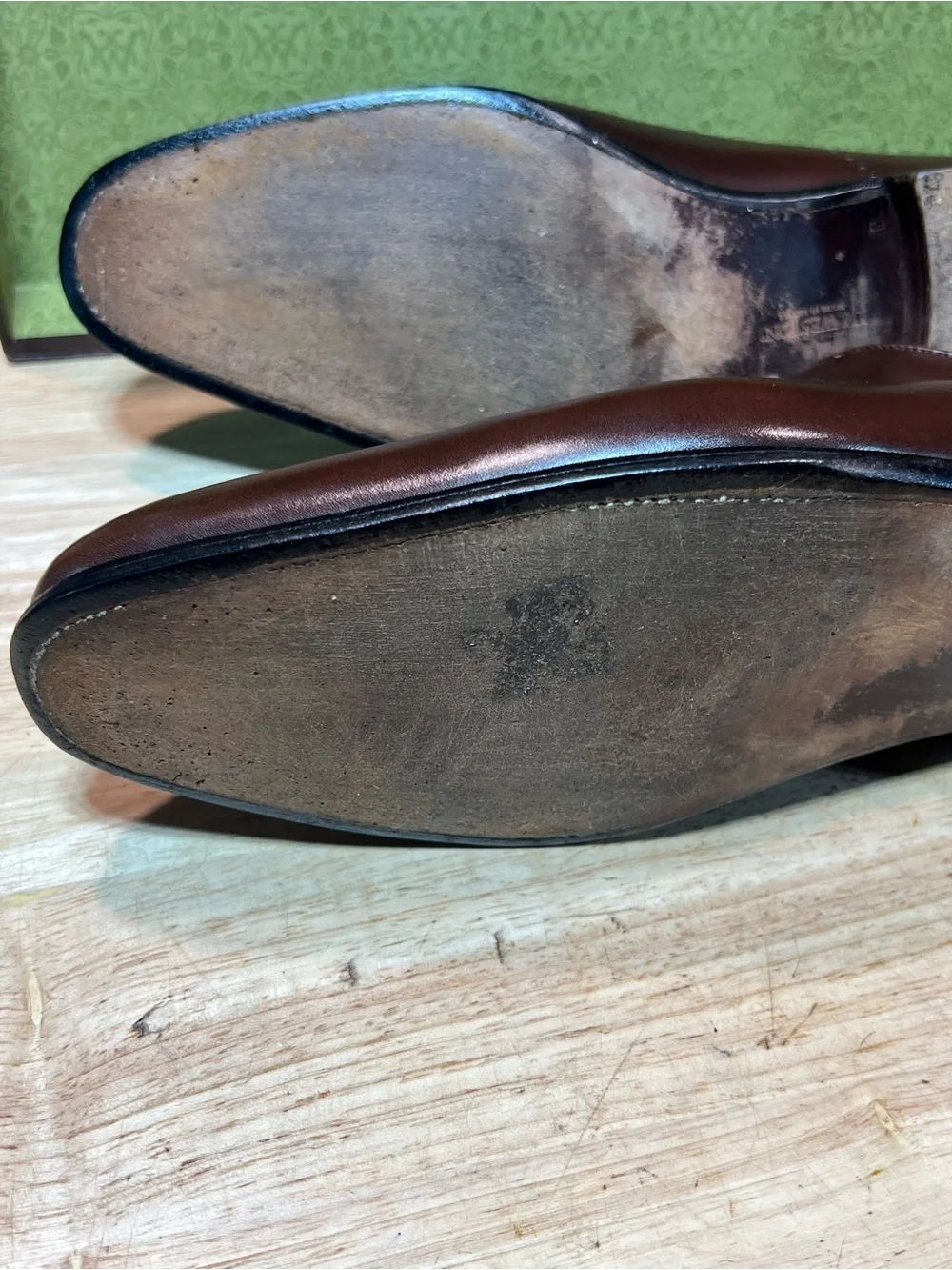 JM Weston 582🔥 Brown Calf Leather Wholecut Oxfords UK8/US9 w Shoe Trees 🇫🇷